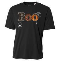 BOO Spiders Witches Logo Cooling Performance Crew T-Shirt