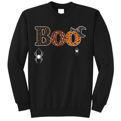 BOO Spiders Witches Logo Sweatshirt