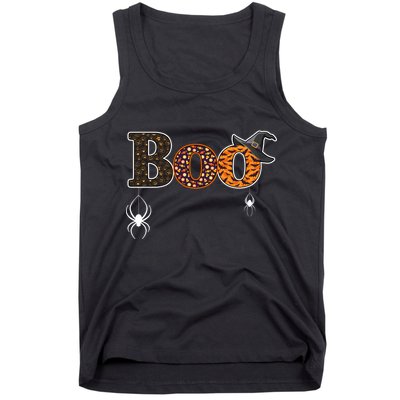 BOO Spiders Witches Logo Tank Top