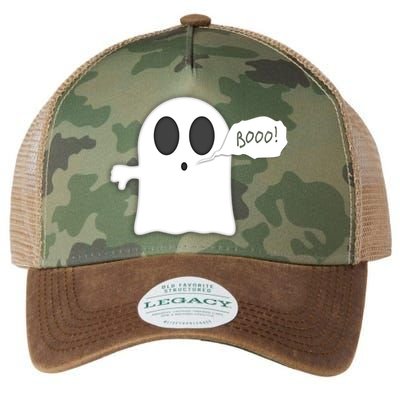 Boo Thumbs Down Ghost Legacy Tie Dye Trucker Hat