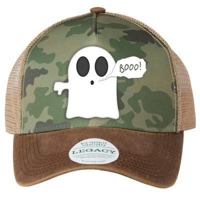 Boo Thumbs Down Ghost Legacy Tie Dye Trucker Hat