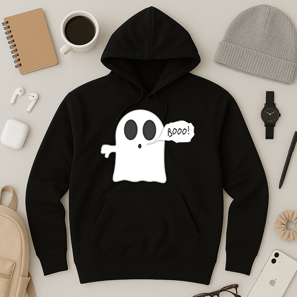 Boo Thumbs Down Ghost Hoodie