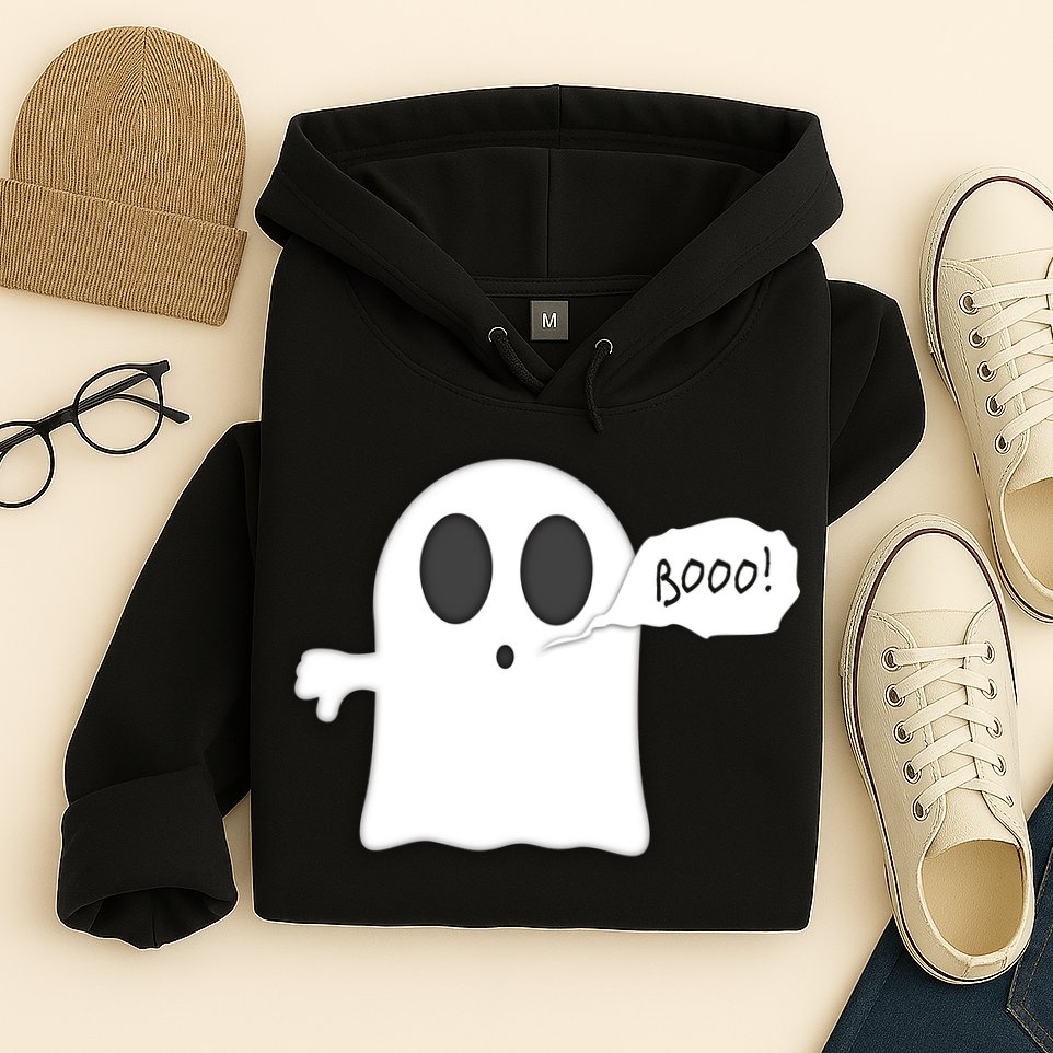 Boo Thumbs Down Ghost Hoodie