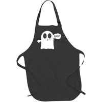 Boo Thumbs Down Ghost Full-Length Apron With Pockets