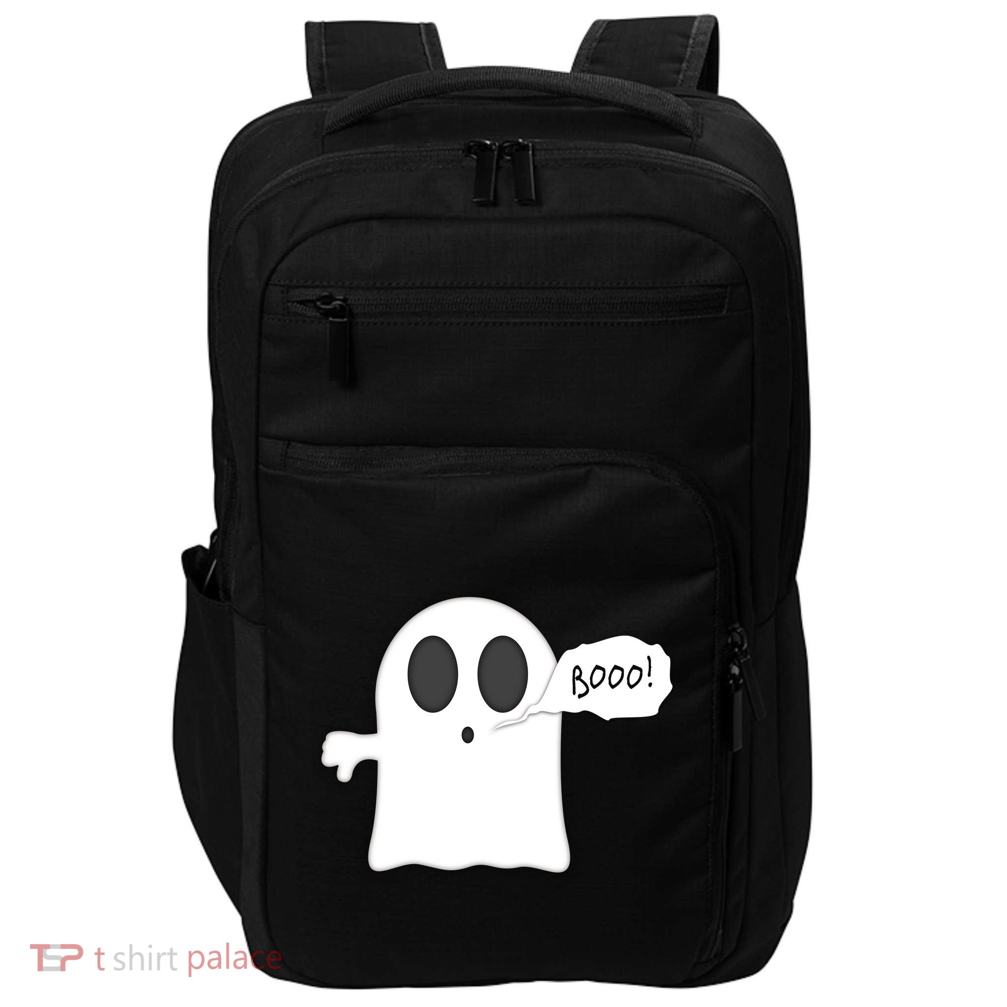 Boo Thumbs Down Ghost Impact Tech Backpack