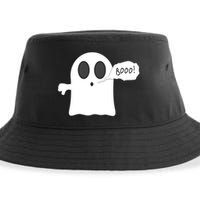 Boo Thumbs Down Ghost Sustainable Bucket Hat