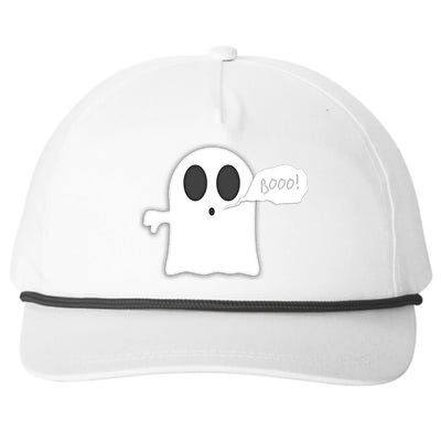 Boo Thumbs Down Ghost Snapback Five-Panel Rope Hat