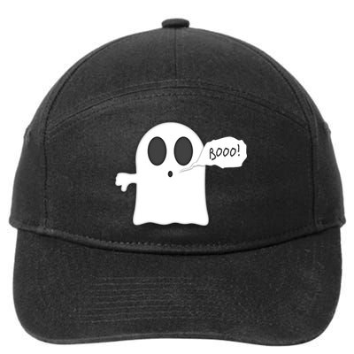 Boo Thumbs Down Ghost 7-Panel Snapback Hat