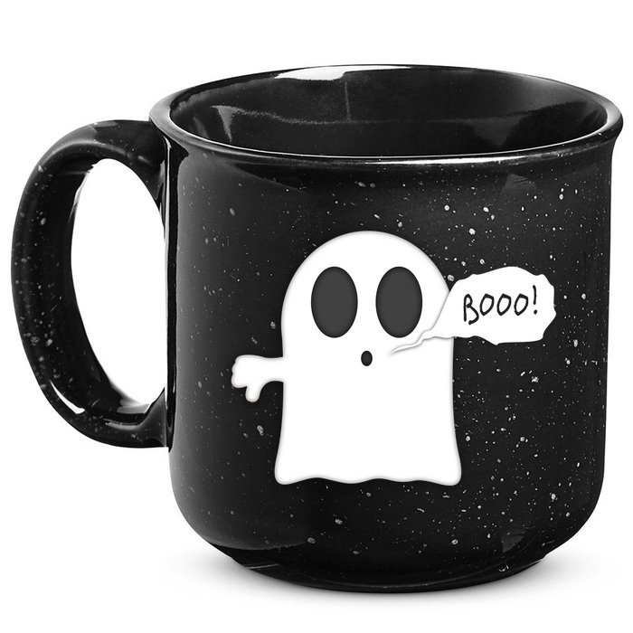 Boo Thumbs Down Ghost 15oz Campfire Ceramic Mug