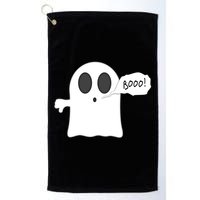 Boo Thumbs Down Ghost Golf Towel