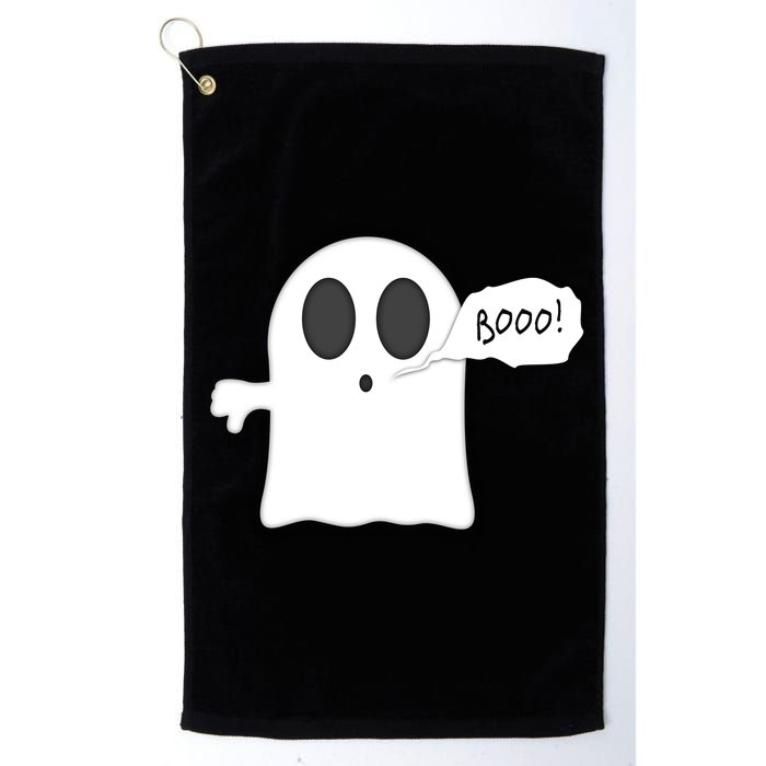 Boo Thumbs Down Ghost Golf Towel