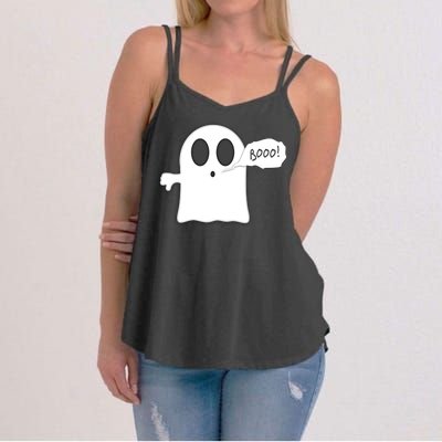 Boo Thumbs Down Ghost Women's Strappy Tank