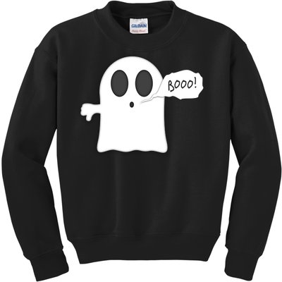 Boo Thumbs Down Ghost Kids Sweatshirt