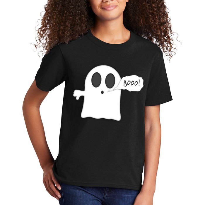 Boo Thumbs Down Ghost Kids T-Shirt