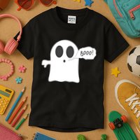 Boo Thumbs Down Ghost Kids T-Shirt