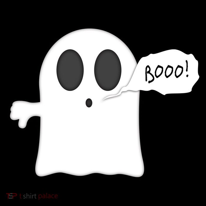 Boo Thumbs Down Ghost Kids T-Shirt