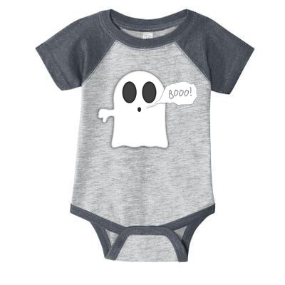 Boo Thumbs Down Ghost Infant Baby Jersey Bodysuit