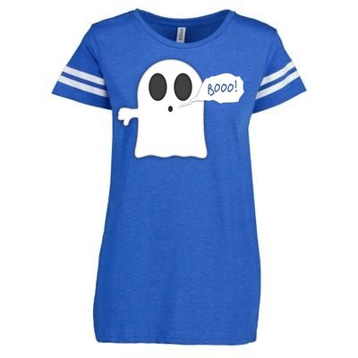 Boo Thumbs Down Ghost Enza Ladies Jersey Football T-Shirt