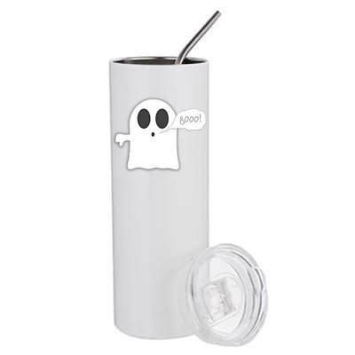 Boo Thumbs Down Ghost Stainless Steel Tumbler