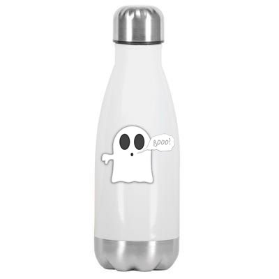 Boo Thumbs Down Ghost Stainless Steel Insulated Water Bottle