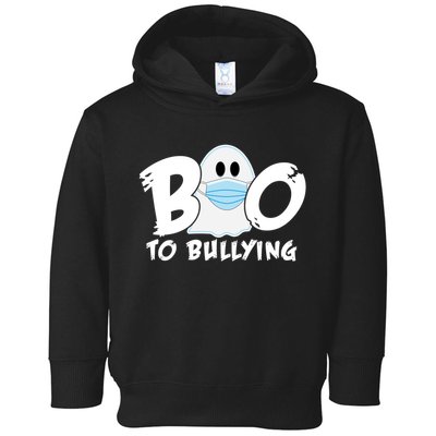 Boo To Bullying Quarantine Ghost Toddler Hoodie