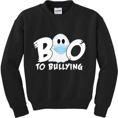Boo To Bullying Quarantine Ghost Kids Sweatshirt