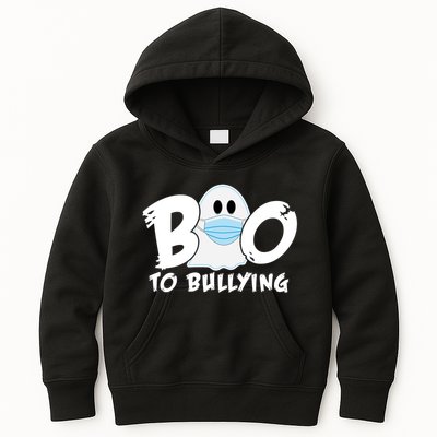 Boo To Bullying Quarantine Ghost Kids Hoodie