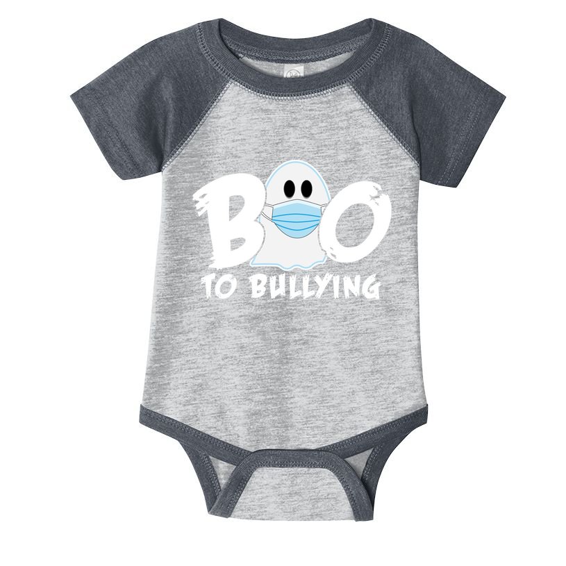 Boo To Bullying Quarantine Ghost Infant Baby Jersey Bodysuit