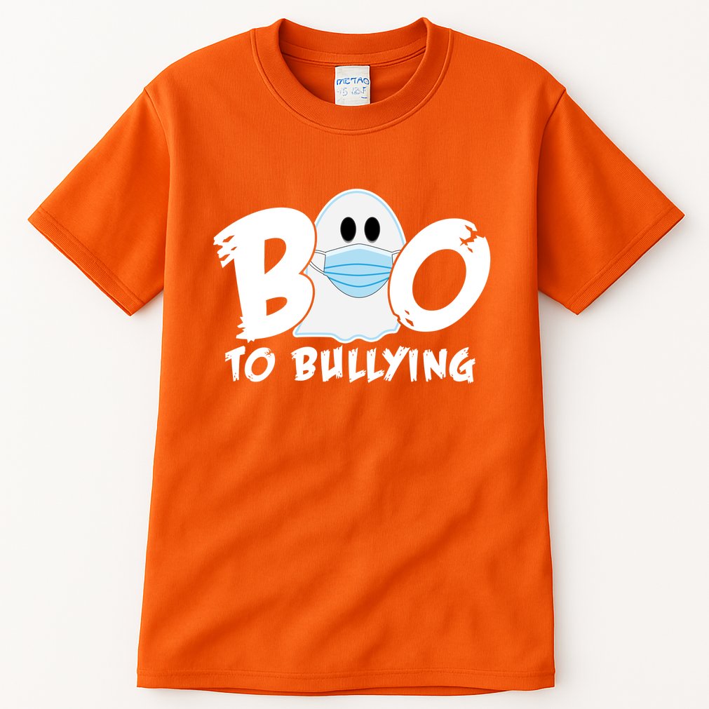 Boo To Bullying Quarantine Ghost Tall T-Shirt