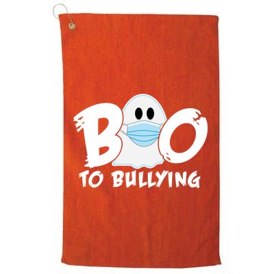 Boo To Bullying Quarantine Ghost Golf Towel