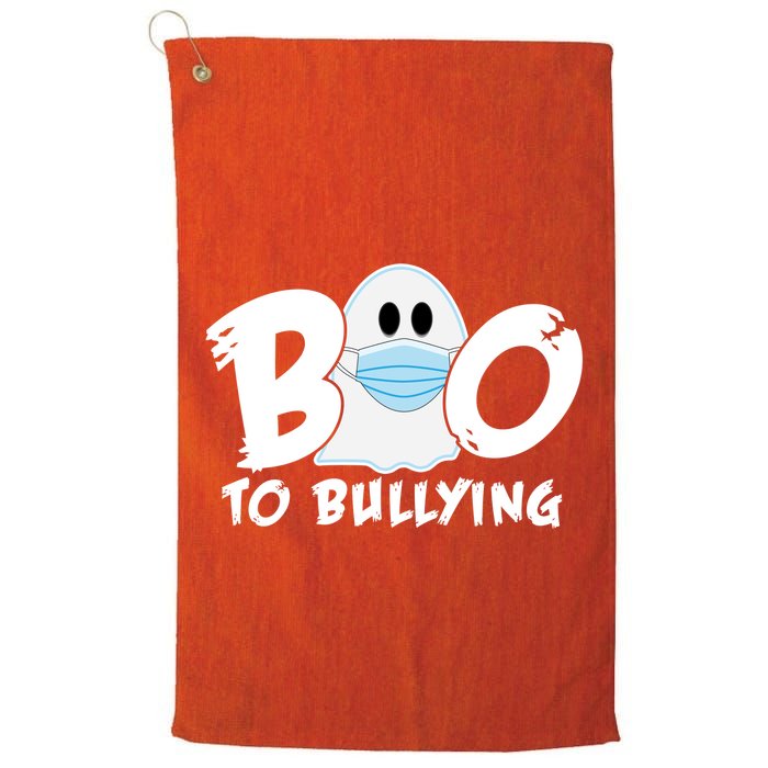 Boo To Bullying Quarantine Ghost Golf Towel
