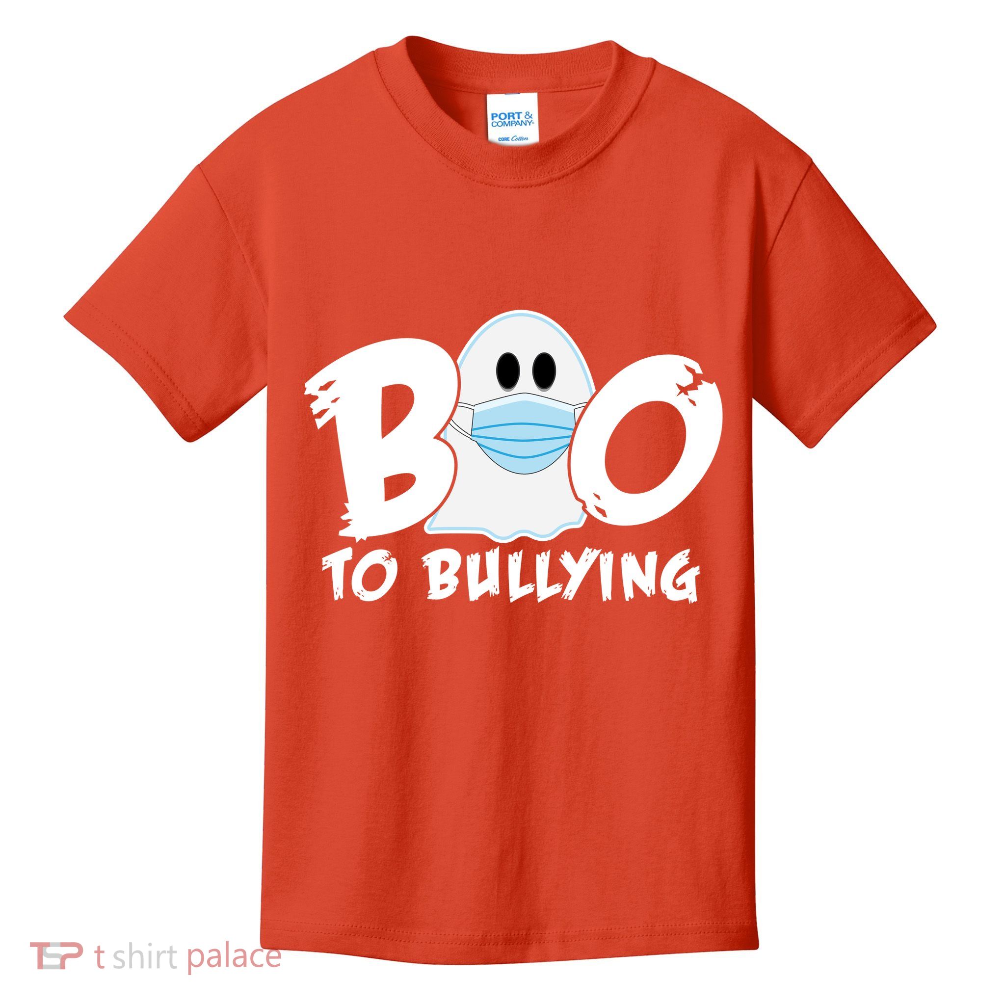 Boo To Bullying Quarantine Ghost Kids T-Shirt