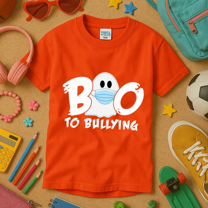 Boo To Bullying Quarantine Ghost Kids T-Shirt