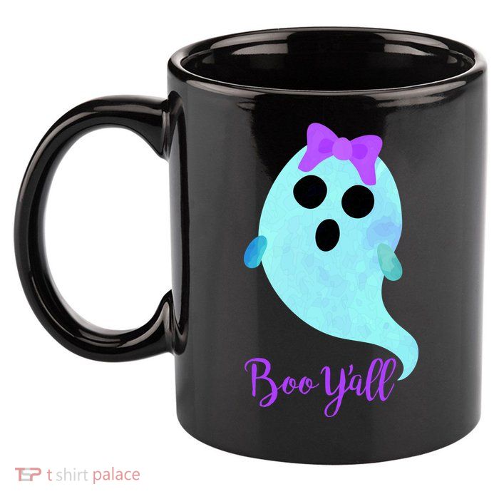 Boo Y'all 11oz C Handle Ceramic Mug