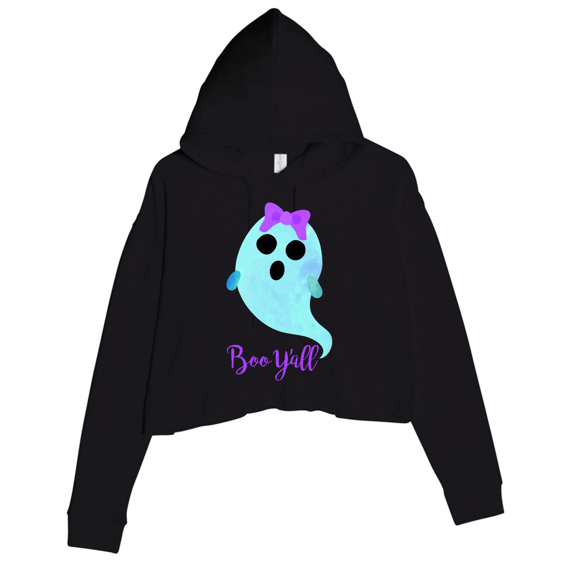 Boo Y'all Crop Fleece Hoodie
