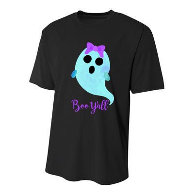 Boo Y'all Youth Performance Sprint T-Shirt