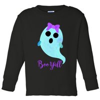 Boo Y'all Toddler Long Sleeve Shirt