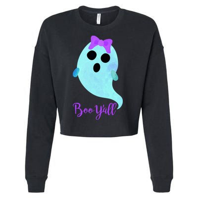 Boo Y'all Cropped Pullover Crew