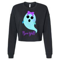 Boo Y'all Cropped Pullover Crew