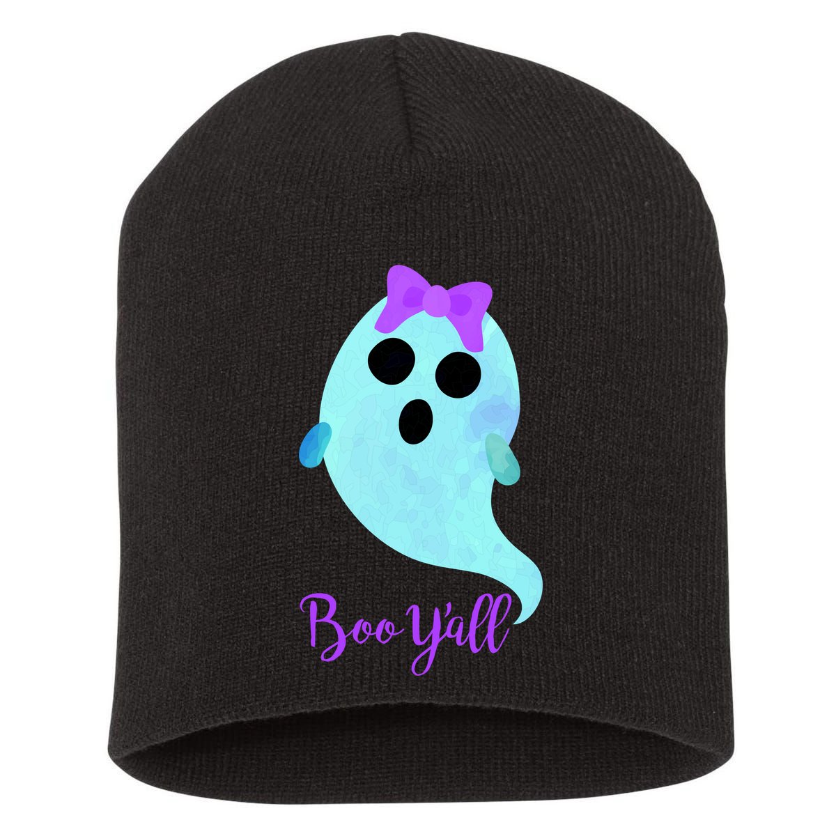 Boo Y'all Short Acrylic Beanie
