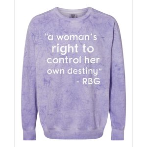 Bans Off Our Bodies My Body My Choice Feminist Colorblast Crewneck Sweatshirt