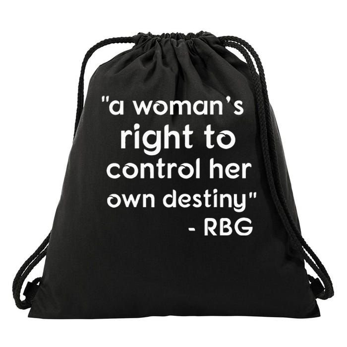 Bans Off Our Bodies My Body My Choice Feminist Drawstring Bag