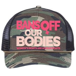 Bans Off Our Bodies Retro Rope Trucker Hat Cap