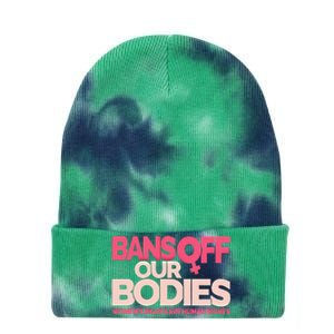 Bans Off Our Bodies Tie Dye 12in Knit Beanie