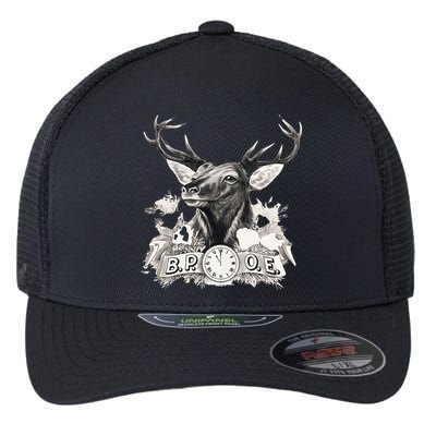Benevolent Order Of Elks Bpoe Lodge 123 Flexfit Unipanel Trucker Cap