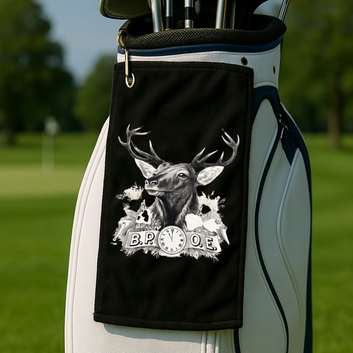 Benevolent Order Of Elks Bpoe Lodge 123 Golf Towel