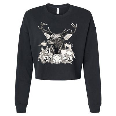 Benevolent Order Of Elks Bpoe Lodge 123 Cropped Pullover Crew