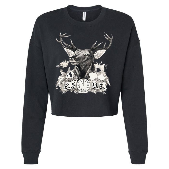 Benevolent Order Of Elks Bpoe Lodge 123 Cropped Pullover Crew