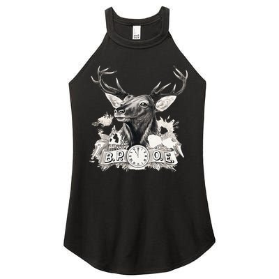 Benevolent Order Of Elks Bpoe Lodge 123 Women's Perfect Tri Rocker Tank