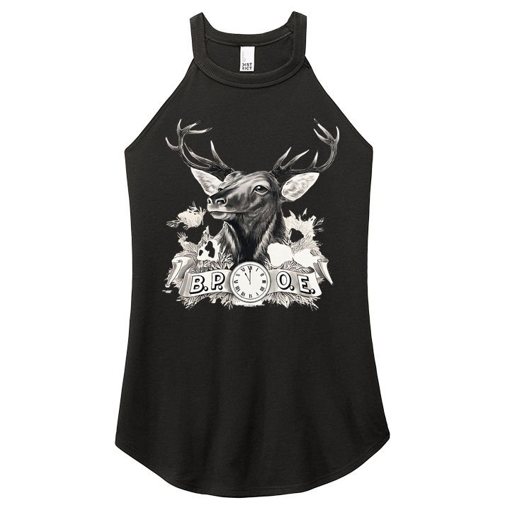Benevolent Order Of Elks Bpoe Lodge 123 Women's Perfect Tri Rocker Tank